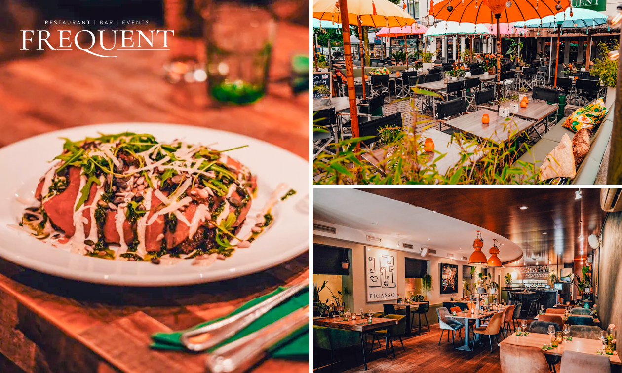 Lunchplank met 3 gerechtjes naar keuze bij FreQuent