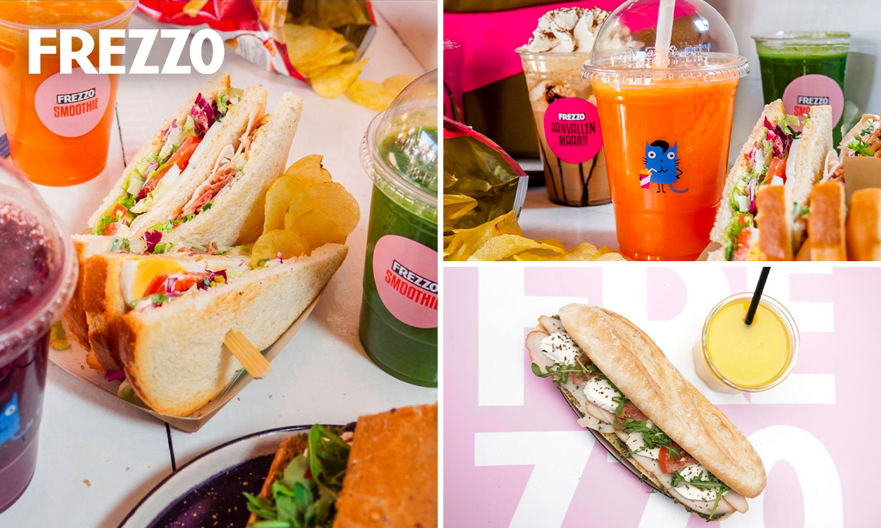 Broodje of wrap naar keuze + smoothie bij Frezzo Den Bosch