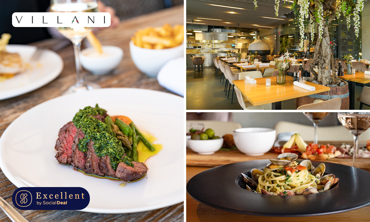 3- of 5-gangendiner van de chef bij Gastronomia Villani