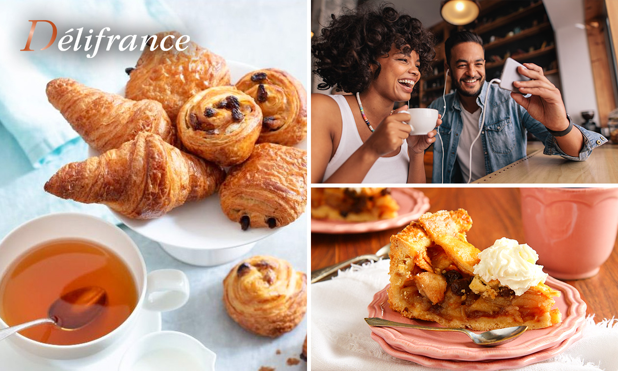 Luxe ontbijt of gebak + koffie/thee bij Délifrance in hartje Almere
