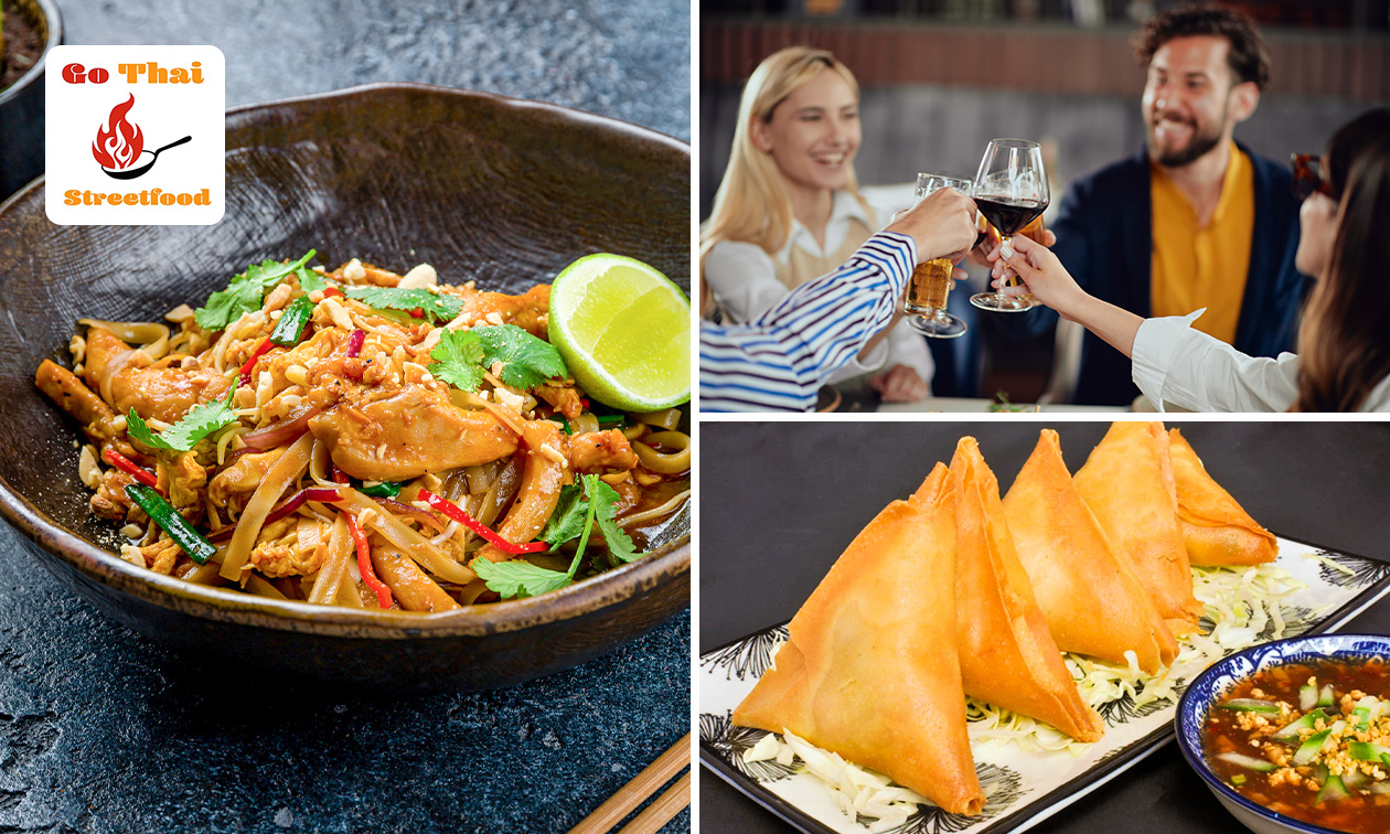 Thais 3-gangendiner + kroepoek of cassave voor afhaal of thuisbezorgd