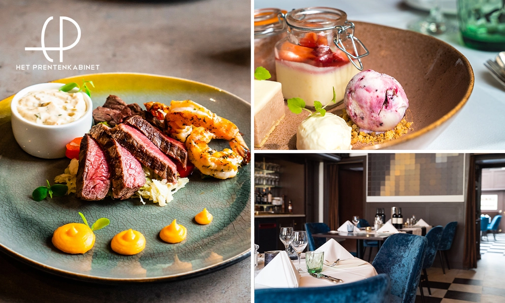 Gastronomische 3-gangenlunch bij Het Prentenkabinet
