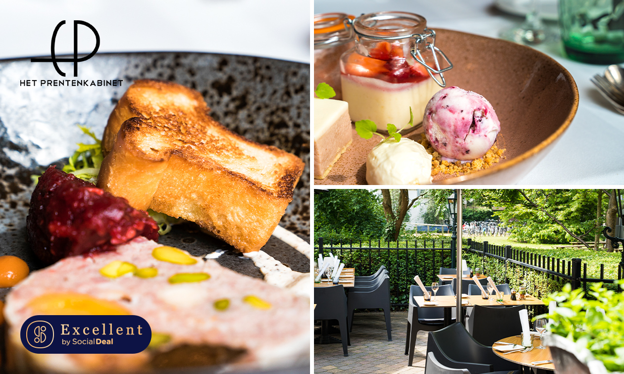 Gastronomische 3-gangenlunch bij Het Prentenkabinet