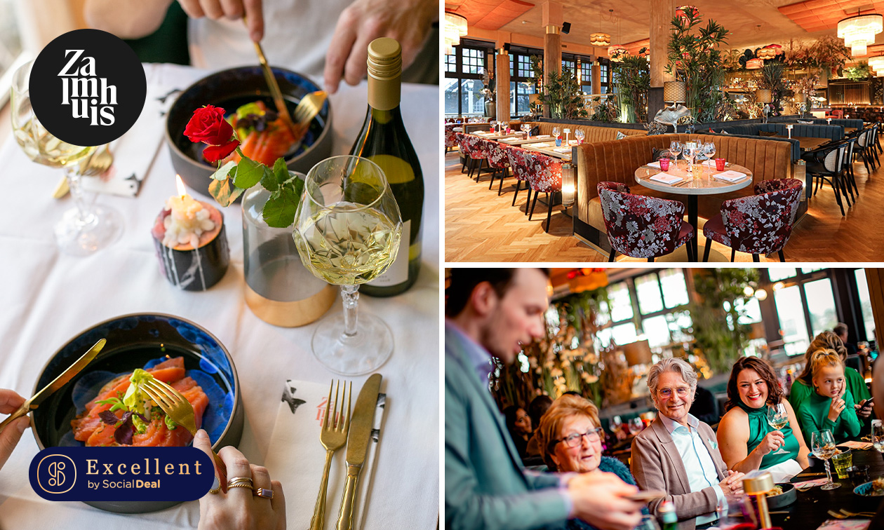 3-gangen shared dining-diner bij Het Zalmhuis