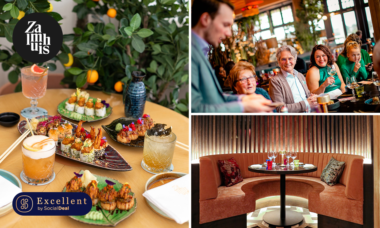 Luxe shared sushilunch bij Het Zalmhuis