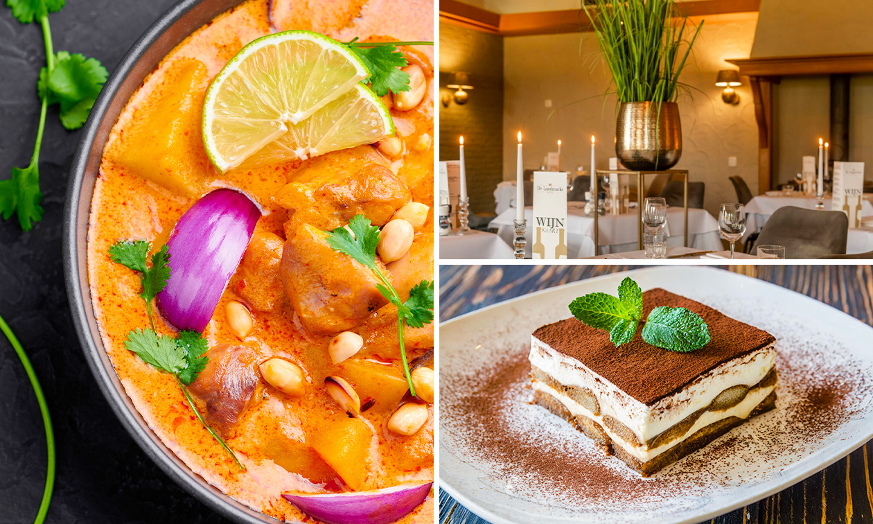 3- of 4-gangen keuzediner