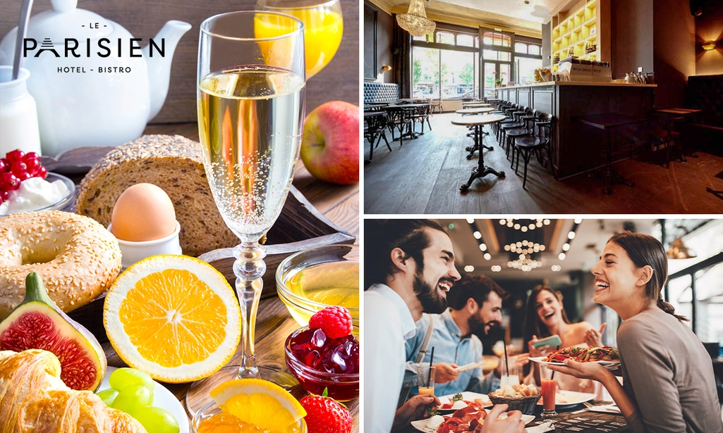 Luxe ontbijt + bubbels bij Le Parisien in hartje Oostende