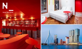 VIP-overnachting voor 2 + ontbijt + late check-out in hartje Rotterdam