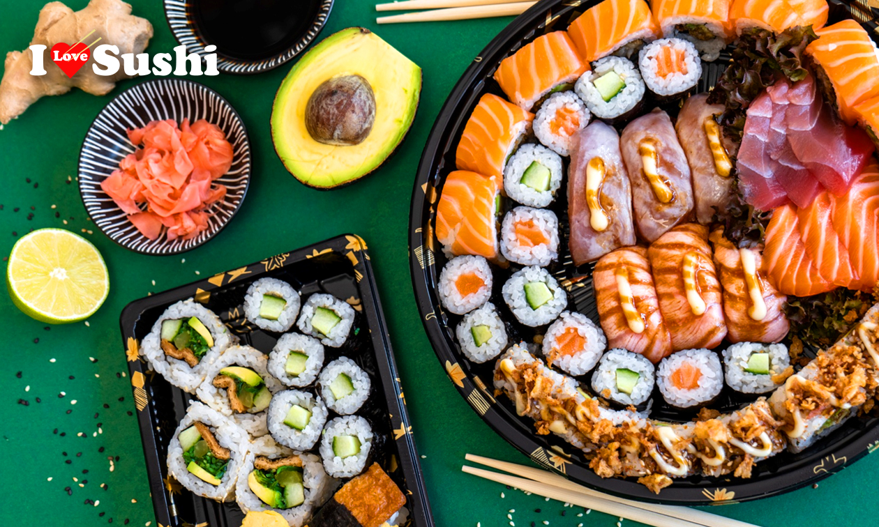 Sushibox naar keuze (36 of 38 stuks) of 2 pokébowls + drankjes naar keuze