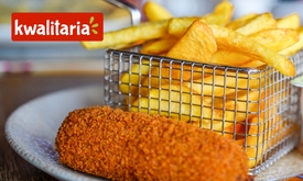Friet + 1 snack + saus bij Kwalitaria De Hoven