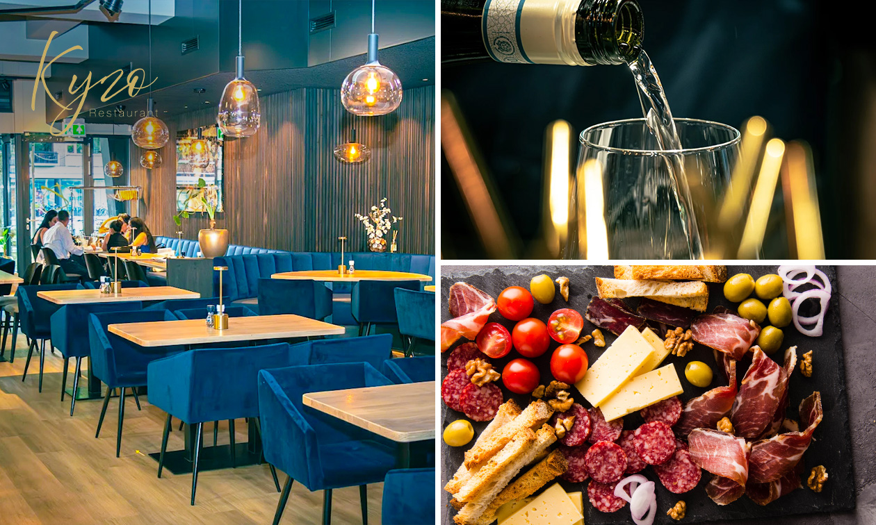 Charcuterieplank + glas huiswijn, Heineken van de tap of frisdrank naar keuze