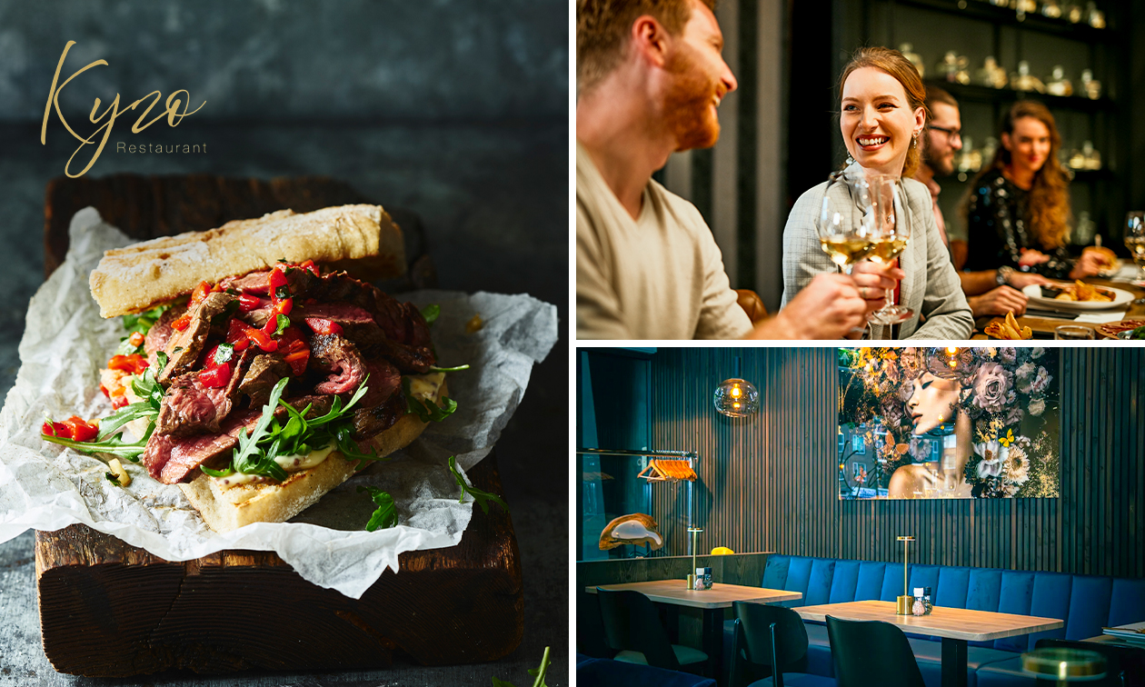 2-gangen keuzelunch + verse jus d'orange in hartje Rotterdam