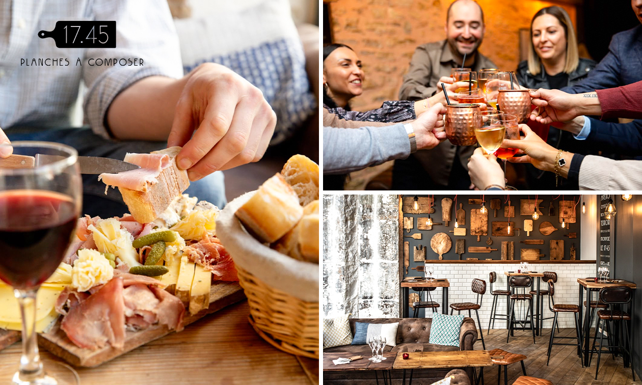 Planche apéritive à composer + boisson dans le Vieux-Lille