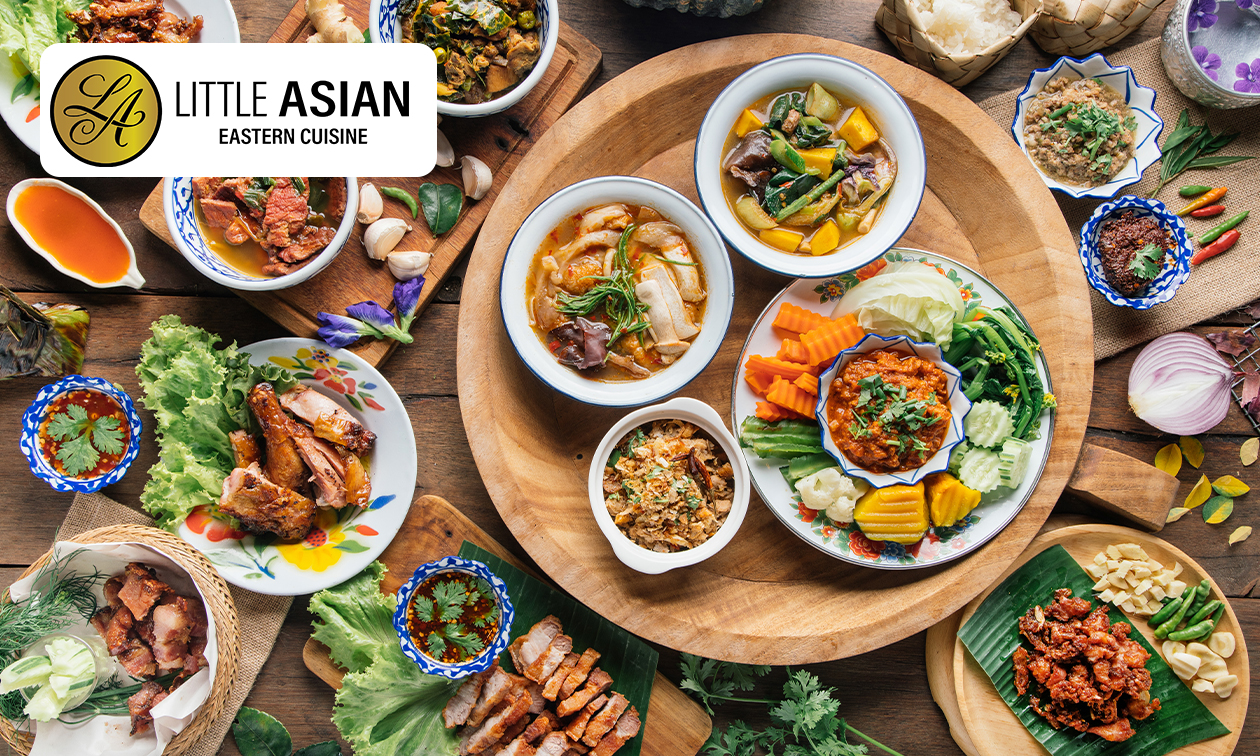 4-gangen shared dining-diner bij Little Asian in hartje Eindhoven