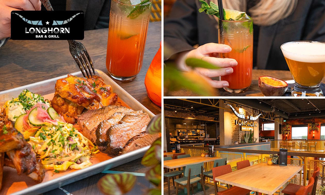 BBQ platter van de chef bij Longhorn Bar & Grill