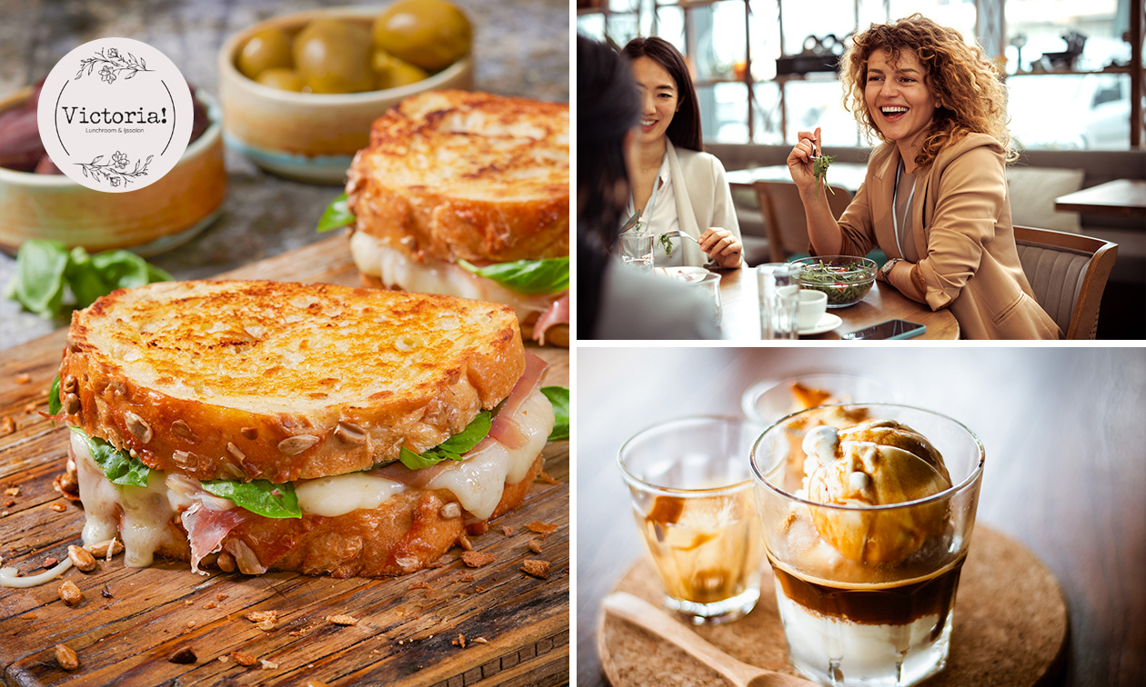 2- of 3-gangen keuzelunch of lunchplank