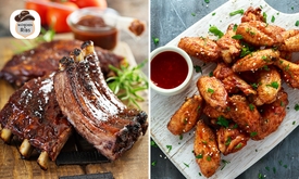 3-gangendiner bij M Chicken & Ribs
