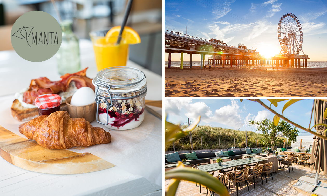 Ontbijt naar keuze aan het strand bij Manta Beach
