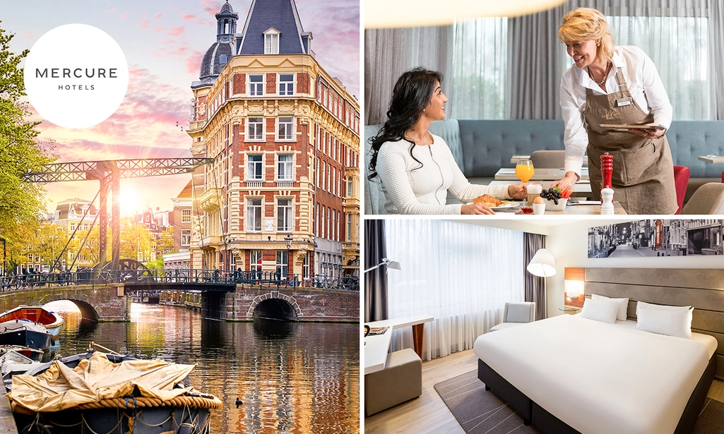 Luxe overnachting voor 2 + ontbijt in Amsterdam