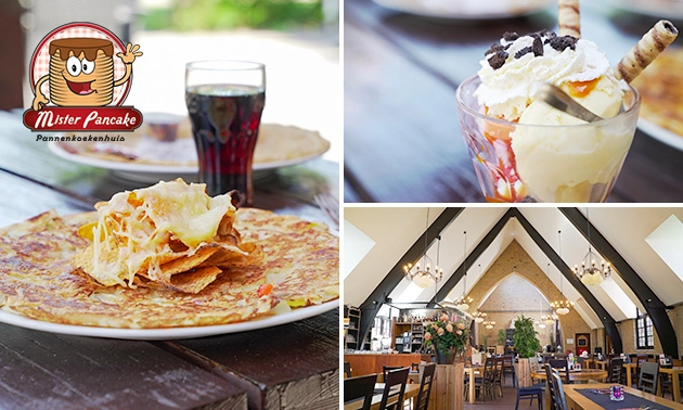 3-gangen pannenkoekendiner bij Mister Pancake