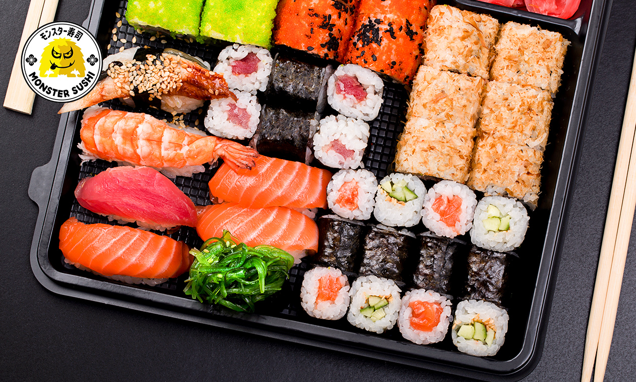 Sushibox (24 of 43 stuks) voor afhaal bij Monster Sushi Almelo