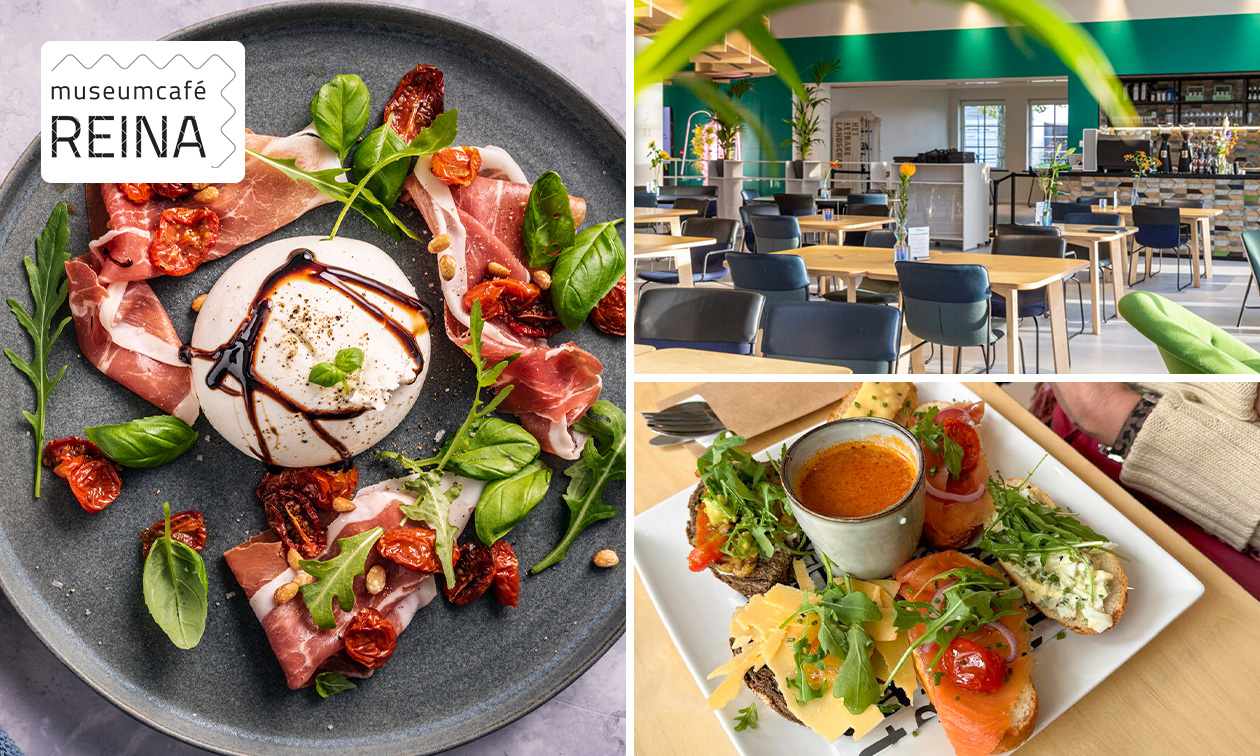 2-gangen keuzelunch bij Museumcafé Reina