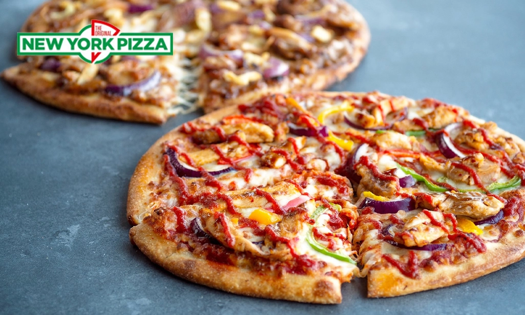 Pizza (25 of 30 cm) naar keuze voor afhaal bij New York Pizza