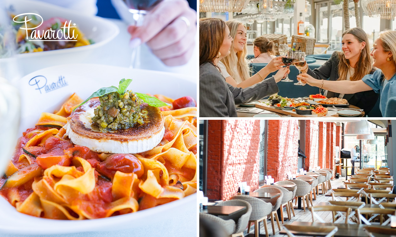 Italiaans 3-gangen keuzediner aan het strand van Kijkduin