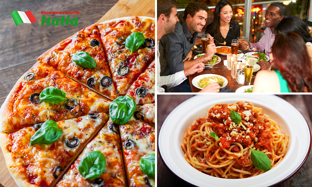 2- of 3-gangen keuzediner bij Pizzeria Italia in hartje Leeuwarden