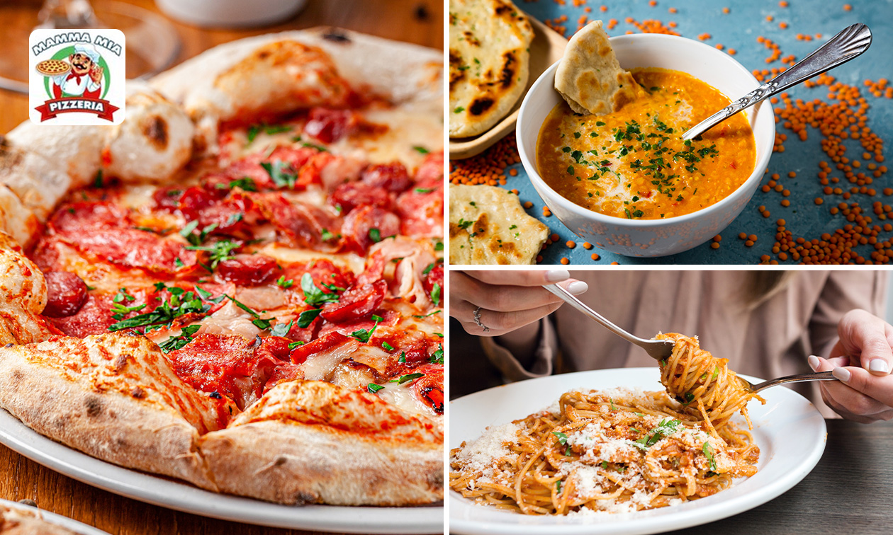 3-gangen keuzediner bij Pizzeria Mamma-Mia