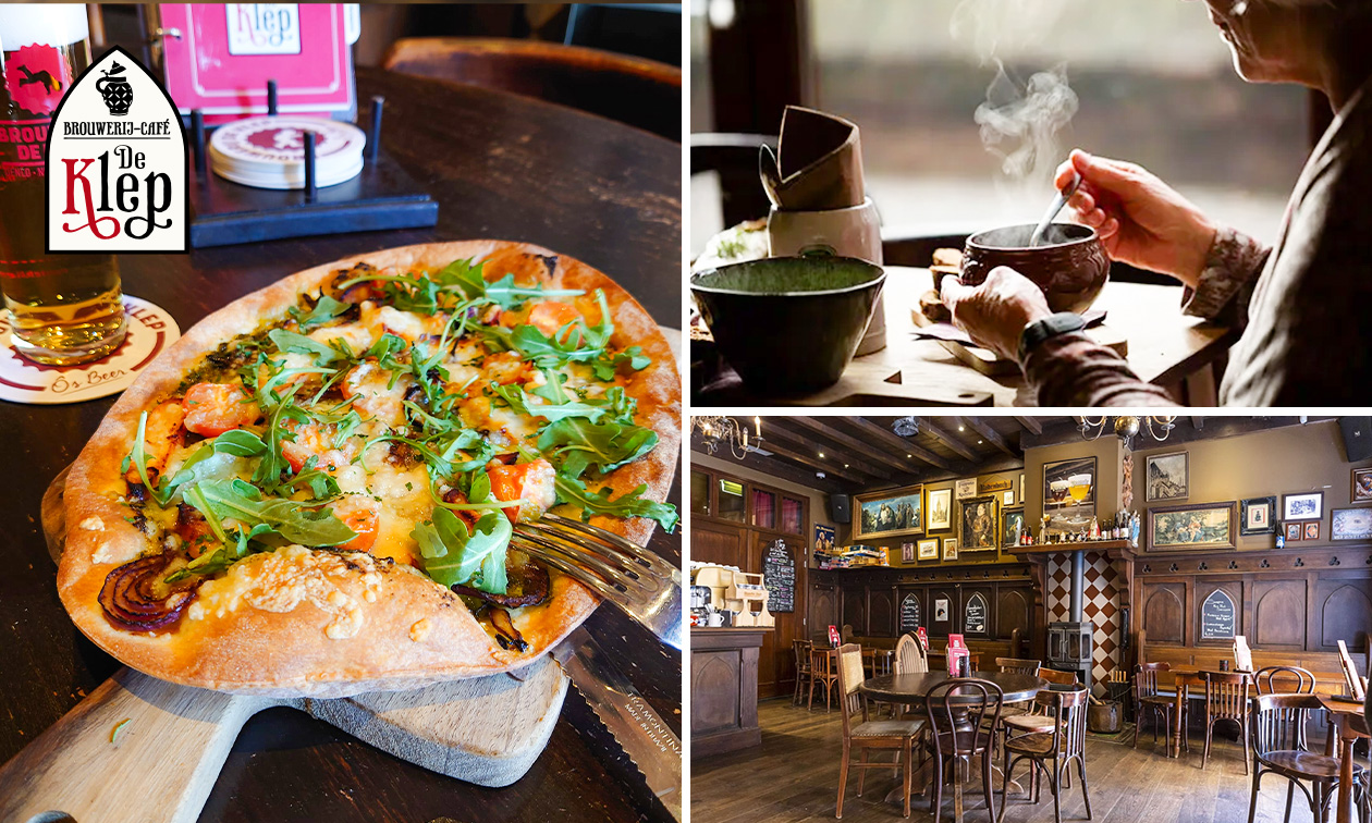 2-gangen keuzelunch bij Café De Klep