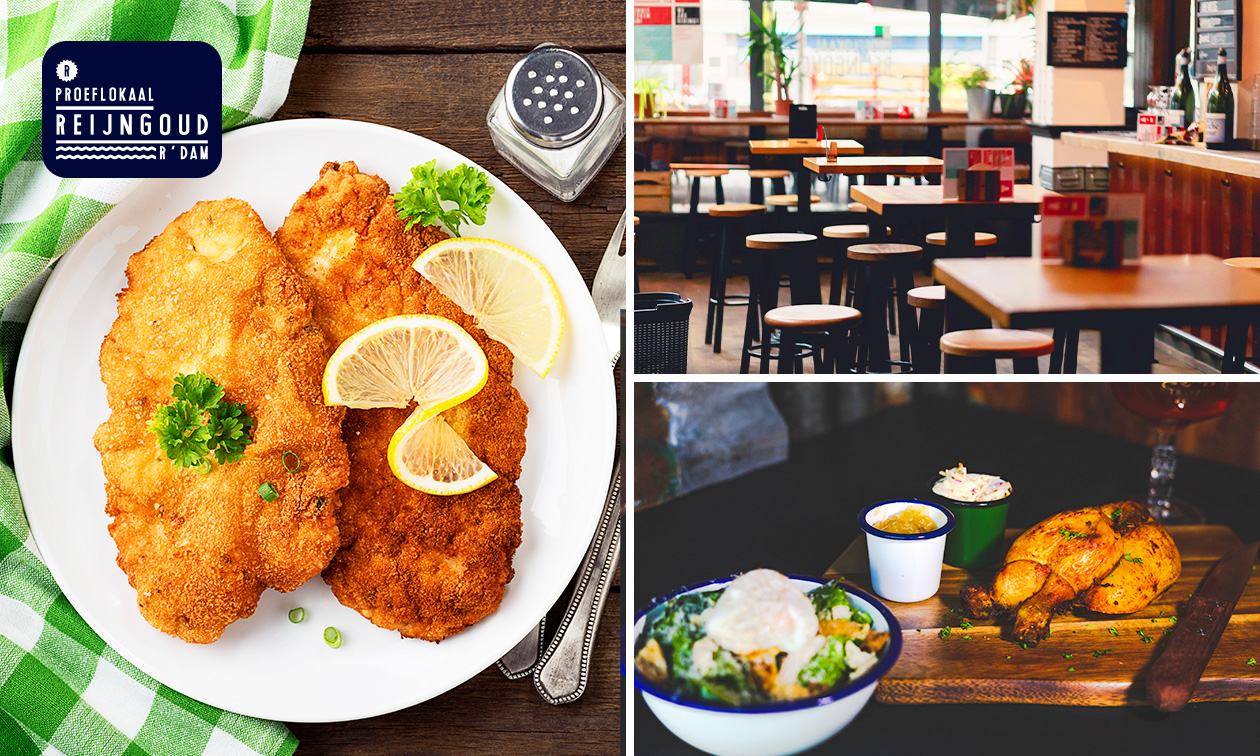 2-gangen keuzediner bij Proeflokaal Reijngoud in hartje Rotterdam