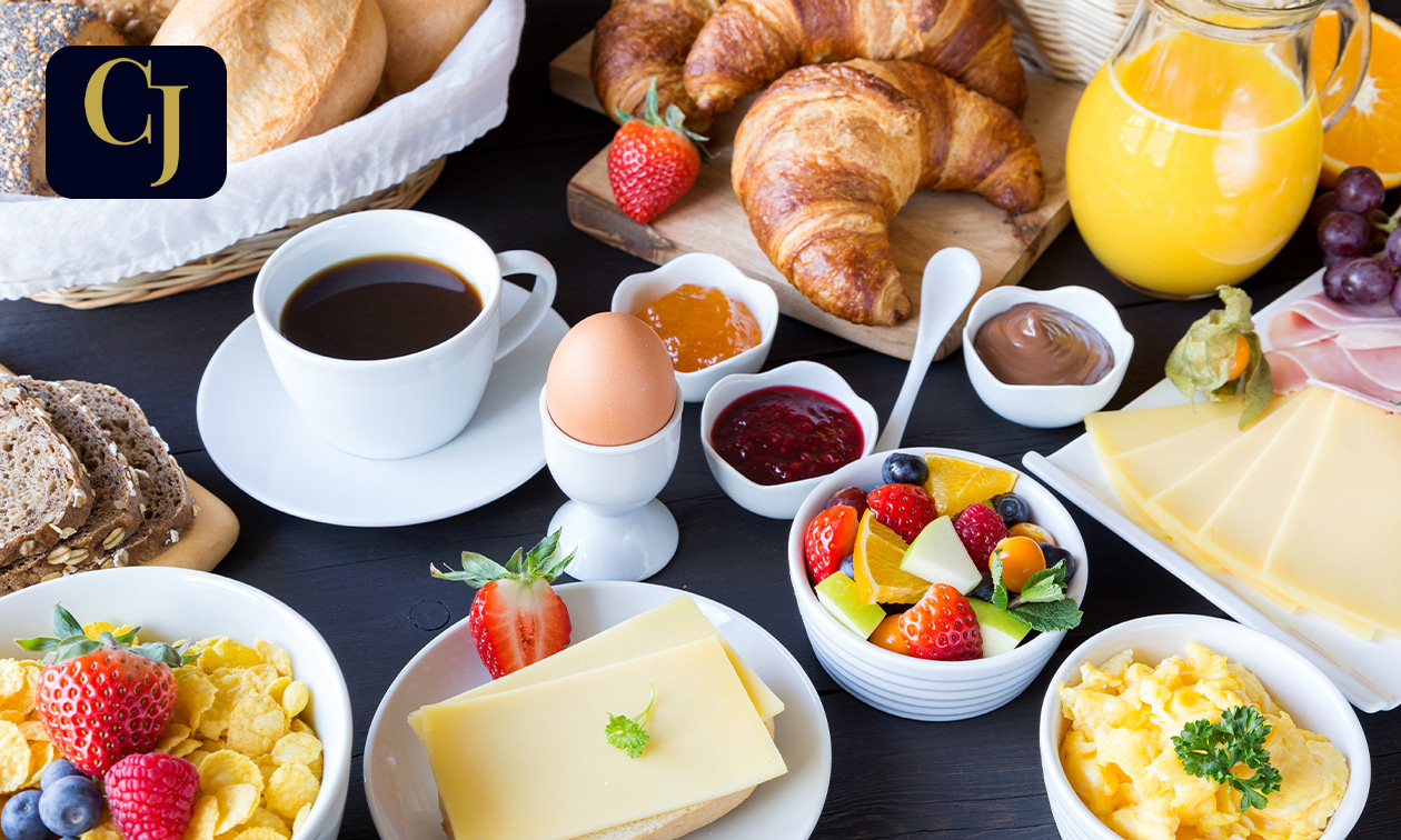 Buffet petit-déjeuner continental + verre de mousseux dans les Ardennes