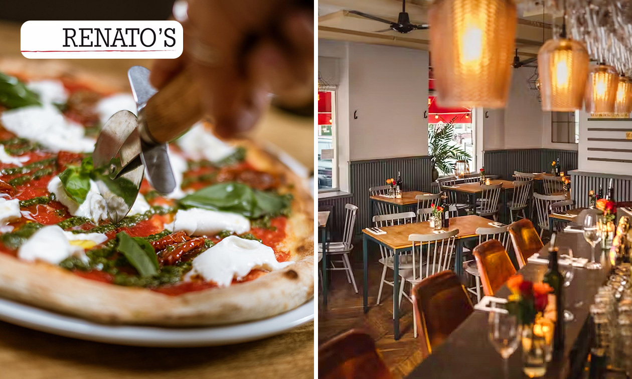 Italiaans 3-gangen keuzediner bij Renato's Pizzeria