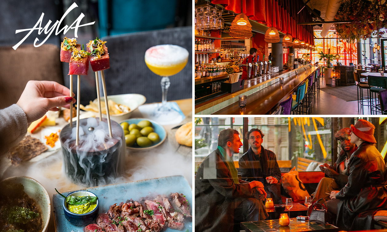 Shared dining of diner van de chef bij restaurant Ayla