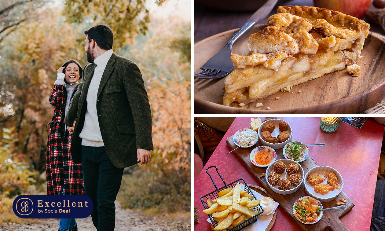 Wandelarrangement + warme drank + gebak + borrelplank bij Restaurant Café Modern