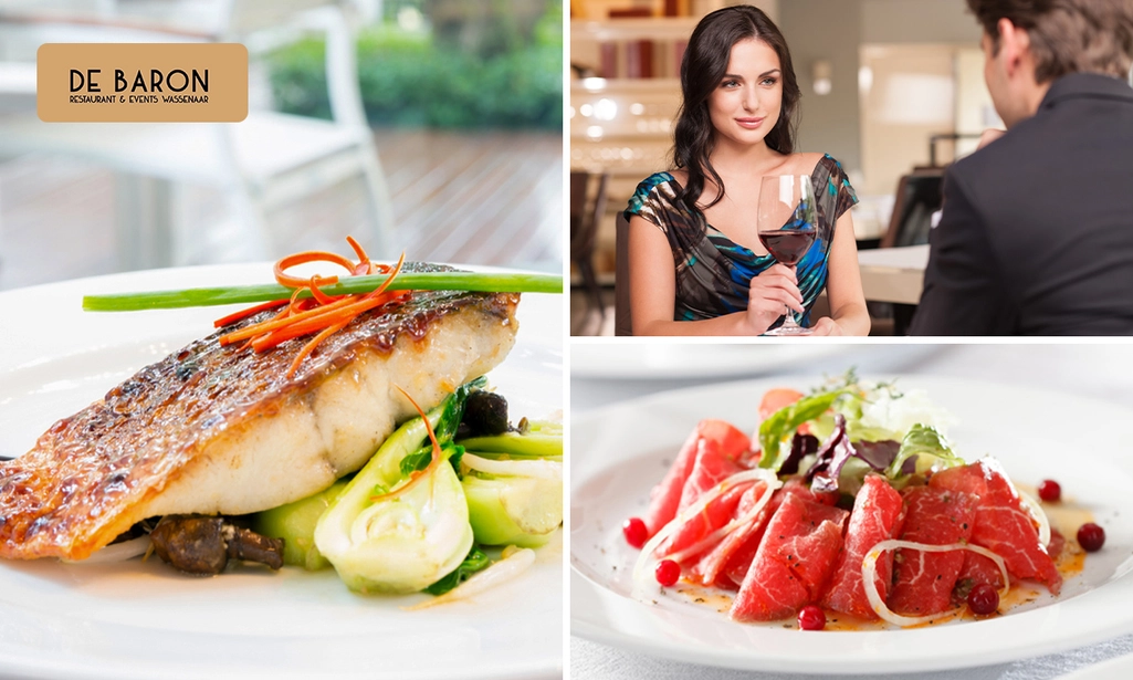 3-,4- of 5-gangendiner van de chef bij Restaurant De Baron