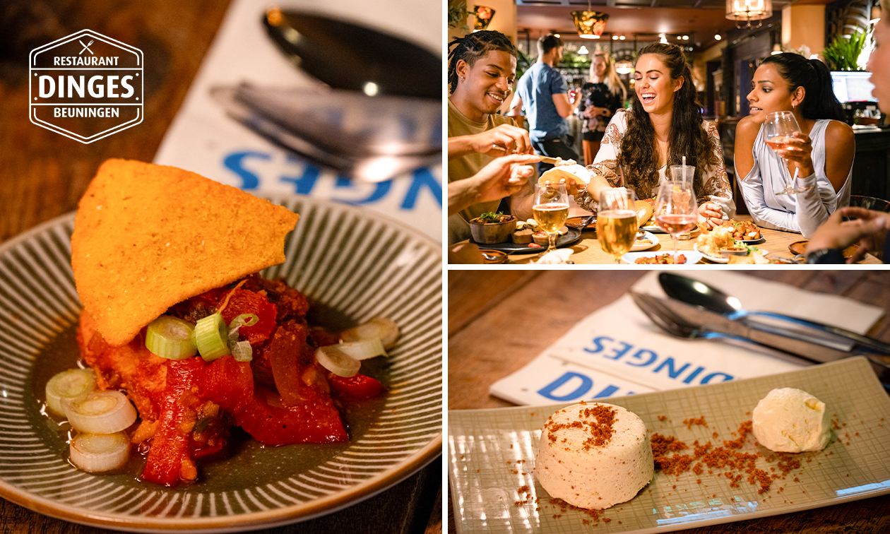 3 rondes tapas incl. 2 bijgerechten