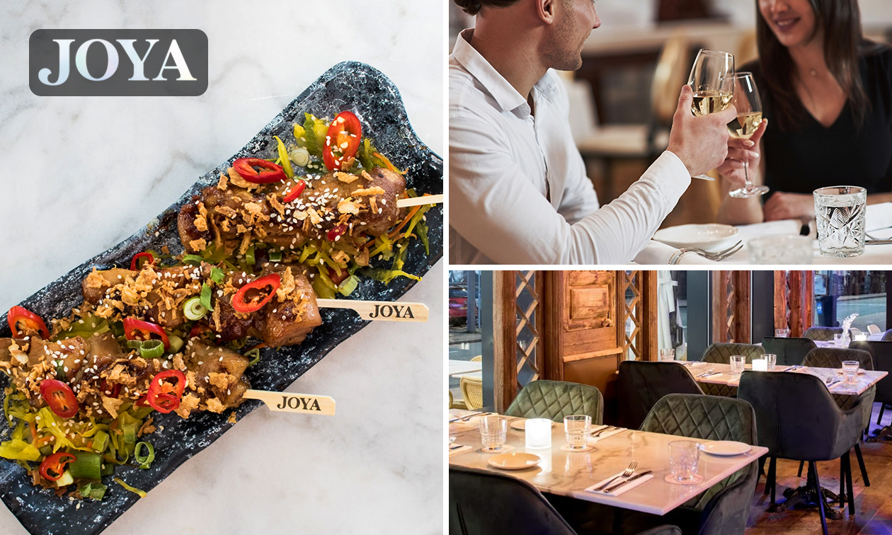 3-gangen keuzediner bij Restaurant JOYA aan de Maas