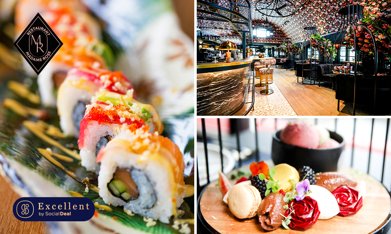 Luxe sushiroll naar keuze + dessert van de chef