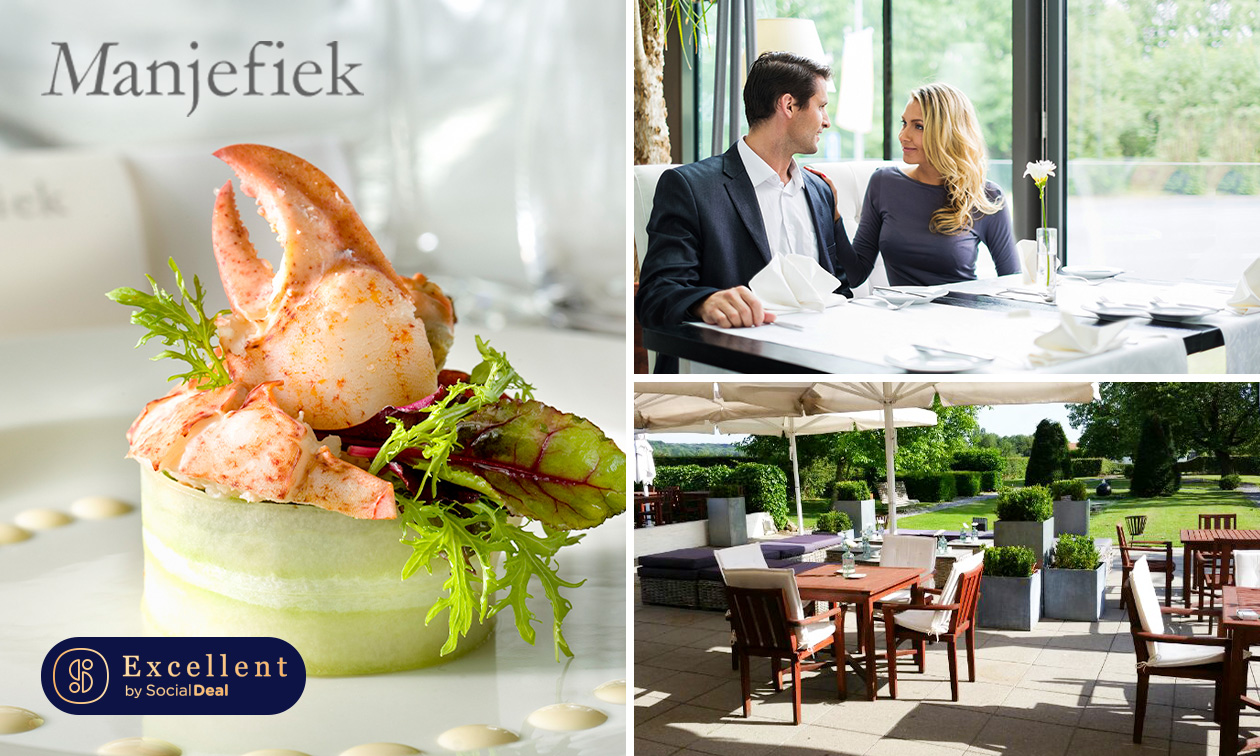 Gastronomisch 5-, 6- of 7-gangendiner van de Meesterkok bij Restaurant Manjefiek