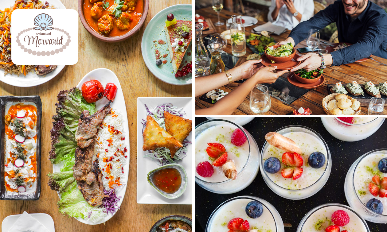 Afghaanse rijsttafel naar keuze of 3-gangendiner à la carte