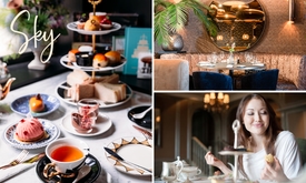 High tea bij Restaurant Sky