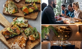 Luxe lunchplank bij Restaurant Sky
