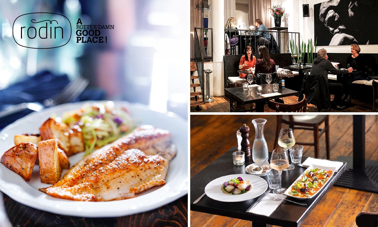 3-gangen keuzediner bij Rodin Café Restaurant