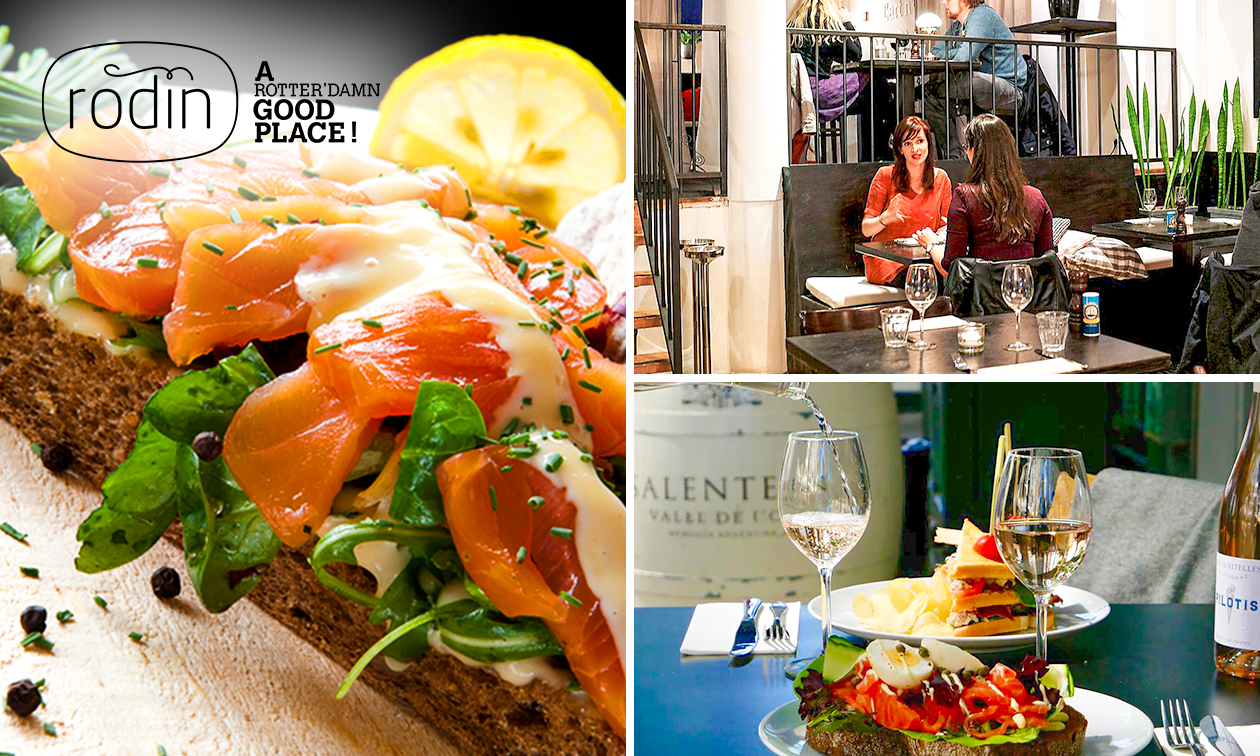2-gangen keuzelunch bij Rodin in hartje Rotterdam