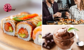 Menu en 2 ou 3 services pour 2 personnes