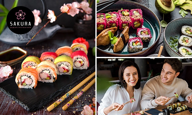 All-You-Can-Eat sushi + drankjes à volonté bij Sakura