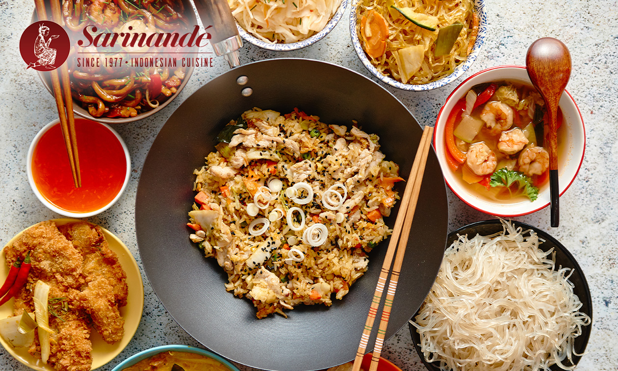 Indonesische 3-gangen rijsttafel bij Sarinandé in hartje Den Haag