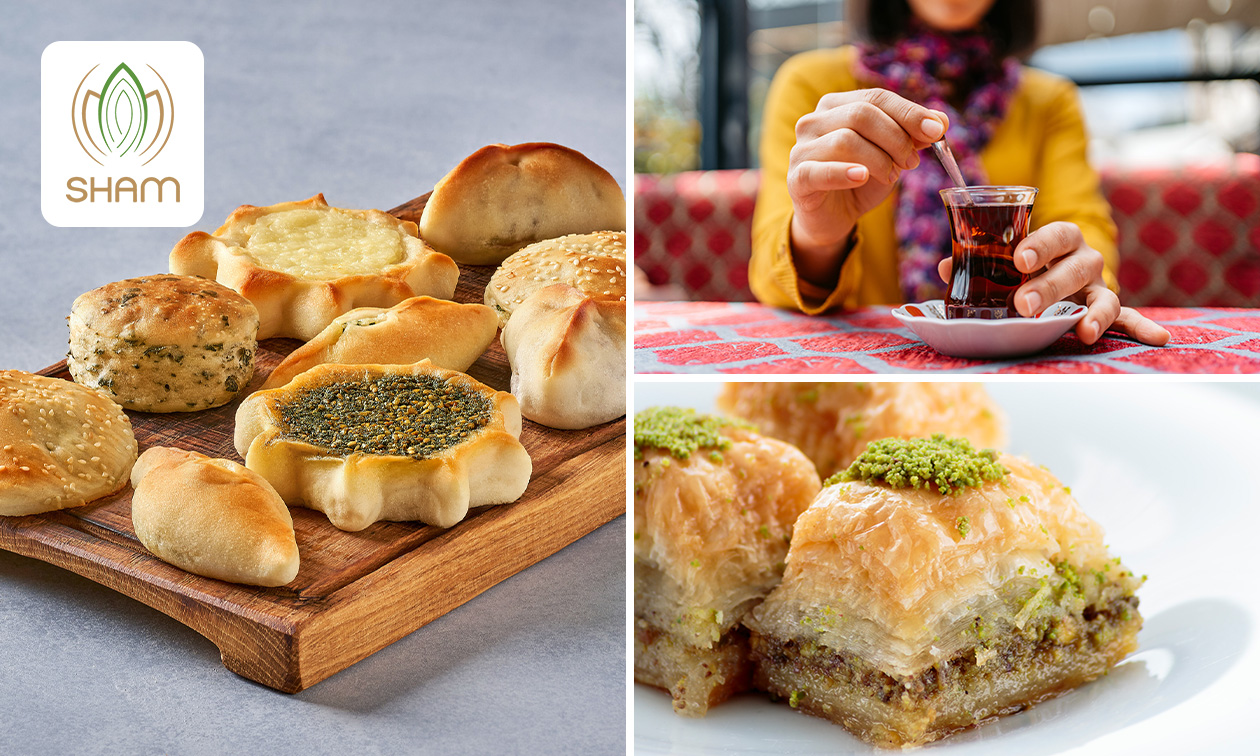 Baklava of high tea bij Sham Baklava